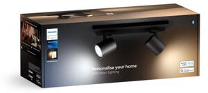 Philips - LED Stmívatelné bodové svítidlo Hue RUNNER 2xGU10/4,2W/230V + DO černá