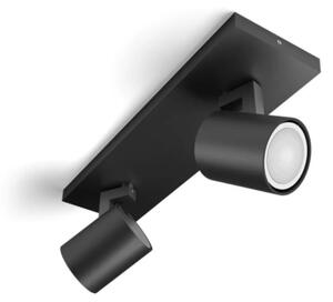 Philips - LED Stmívatelné bodové svítidlo Hue RUNNER 2xGU10/4,2W/230V + DO černá