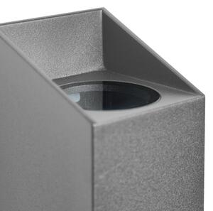 Nordlux - Venkovní nástěnné svítidlo NICO 2xGU10/35W/230V IP54 antracit