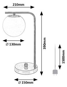 Rabalux 74203 - Stolní lampa KIARA 1xE27/35W/230V