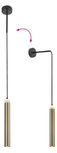 Rabalux 72238 - LED Lustr na lanku THELMA LED/10W/230V 4000K černá/zlatá