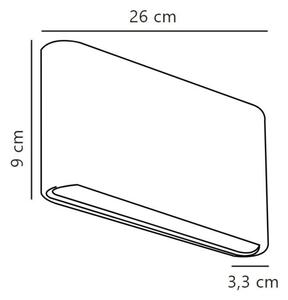 Nordlux - LED Venkovní nástěnné svítidlo KINVER LED/10W/230V IP54 černá