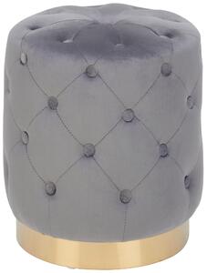 TABURET, dřevo, kov, textil, 37,5/40/37,5 cm Xora - Taburety, Online Only