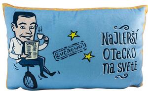 GiftyCity Polštář - najlepší otecko 40 x 25 cm