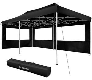 Tectake Skládací pavilon Viola 3x6 m s 2 bočnicemi - černá