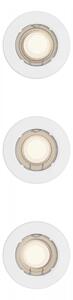 Philips Peridot Rec Kit Rd zapuštěné svítidlo kulaté 7W, AC 220-240, IP20, (3 ks), bílá