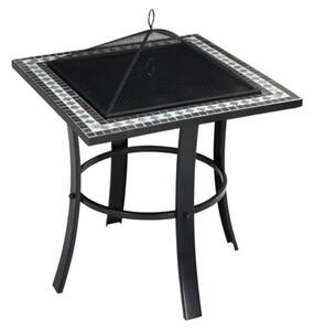 Mozaikované zahradní ohniště Runedak 76x76 cm