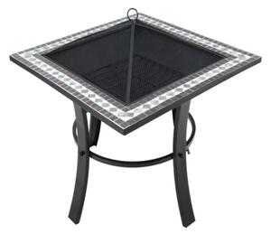 Mozaikované zahradní ohniště Runedak 76x76 cm