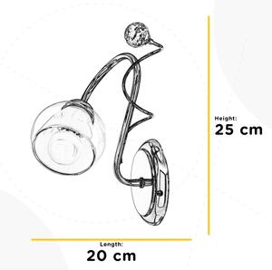 ONLI - Nástěnné svítidlo WENDY 1xE14/6W/230V lesklý chrom