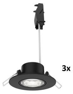 Philips Zapuštěné bodové svítidlo Cilantro Step 5W, 99lm/W, 4000K, (3 ks), černá