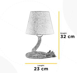 ONLI - Stolní lampa CORDA 1xE27/22W/230V 32 cm béžová