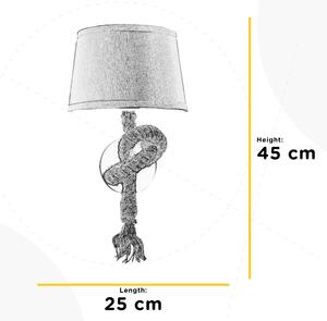 ONLI - Nástěnné svítidlo CORDA 1xE27/22W/230V béžová