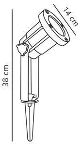 Nordlux - Venkovní bodové svítidlo SPOTLIGHT 1xGU10/35W/230V IP54