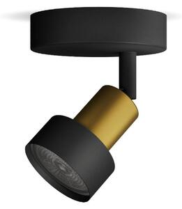 Philips Conduit bodové svítidlo 1x GU10 5W bez zdroje 13cm IP20, černé/zlaté
