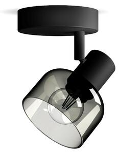 Philips Sleet bodové svítidlo 1x E14 25W bez zdroje 13cm IP20, černé