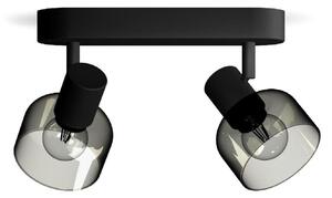 Philips Sleet bodové svítidlo 2x E14 25W bez zdroje 24cm IP20, černé
