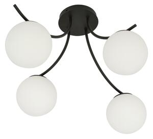 Přisazený lustr BOSTON 4xE14/10W/230V černá