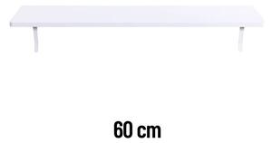 Radifloat™ Nástěnná Polička Na Radiátor, Bílý dub 60 cm