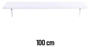 Radifloat™ Nástěnná Polička Na Radiátor, Bílý dub 100 cm