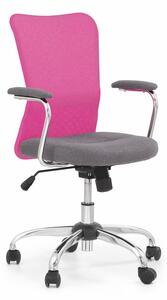 Halmar Dětská síťovaná židle Andy - růžová