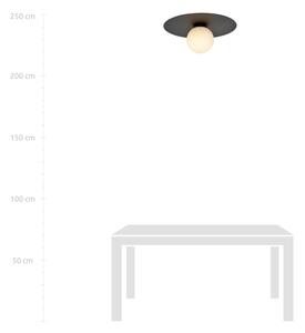 Stropní svítidlo SOLAR 1xE14/10W/230V černá/bílá