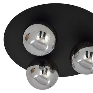 Stropní svítidlo SOLAR 3xE14/10W/230V černá/šedá