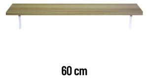 Radifloat™ Nástěnná Polička Na Radiátor, Přírodní dub 60 cm