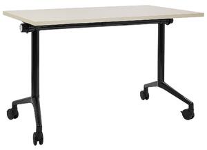 Skládací psací stůl CAVI Světle hnědá 120 cm 60 cm s koly