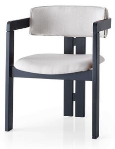 Kalune Design Jídelní židle CO z masivu krémová/černá