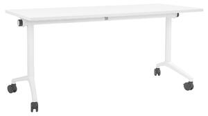 Skládací psací stůl CAVI Bílá 160 cm 60 cm s koly