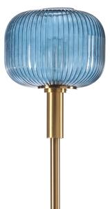 ONLI - Stojací lampa DOROTY 1xE27/22W/230V modrá/zlatá