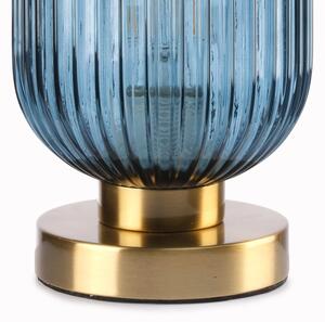 ONLI - Stolní lampa DOROTY 1xE27/22W/230V modrá/zlatá