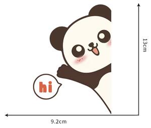 Samolepka na vypínač "Panda" 9x13 cm
