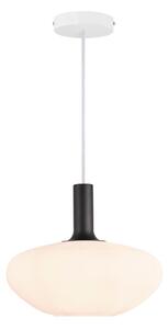 Nordlux - Lustr na lanku ALTON 1xE27/60W/230V bílá/černá/mosaz