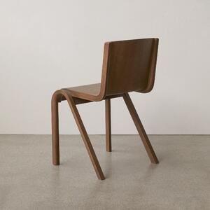 AUDO (MENU) Židle Ready Chair, Red Stained Oak / Dakar 0842