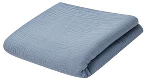 NEW BABY Dětská mušelínová deka modrá Bavlna Mušelín 70x100 cm