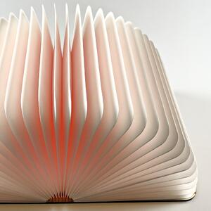 LED svítící kniha - barva třešeň - 16x21cm