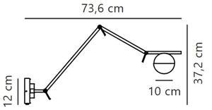 Nordlux - Nástěnná lampa CONTINA 1xG9/5W/230V černá