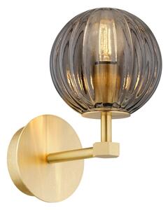 Argon 8508 - Nástěnná lampa PALOMA 1xE14/7W/230V zlatá/černá