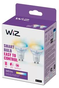 SADA 2x LED Stmívatelná žárovka PAR16 GU10/4,7W/230V 2700-6500K CRI 90 Wi-Fi-WiZ