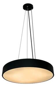 LED Stmívatelný lustr na lanku LED/50W/230V 3000-6500K černá + dálkové ovládání