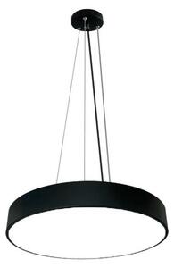 LED Stmívatelný lustr na lanku LED/50W/230V 3000-6500K černá + dálkové ovládání