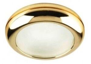Stropní zápustné bodové svítidlo AZzardo Biagio gold AZ1493 GU10 1x50W IP44 8,5cm zlaté