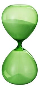 Zelené skleněné přesýpací hodiny Hourglass - Ø 14*30cm