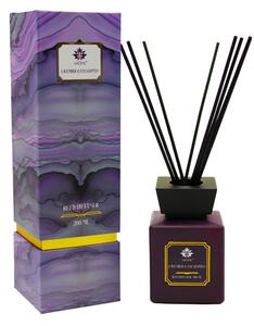 ARÔME Lavender & Eucalyptus, difuzér s tyčinkami, 200 ml