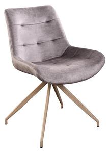 Designová židle Amiyah taupe / béžová