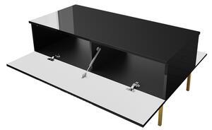Konferenční stolek Madrielle 120, Barva dřeva: bílá/bílý lesk Mirjan24 5903211164668