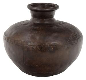 Starožitná kovová váza, 33x33x27cm (4D)