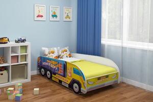Dětská postel VI Auto - Síla - 140x70