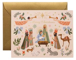 Vánoční přání Nativity Scene